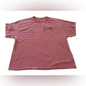 DAYDREAMER Metallica shirt • One size • Pink